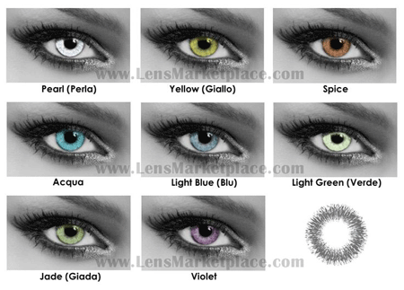 Soleko Queen's Solitaire Color Contact Lenses